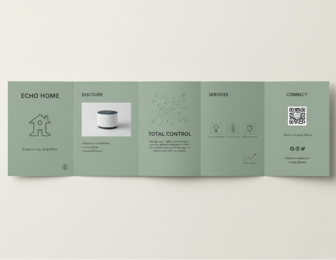 Five page brochure