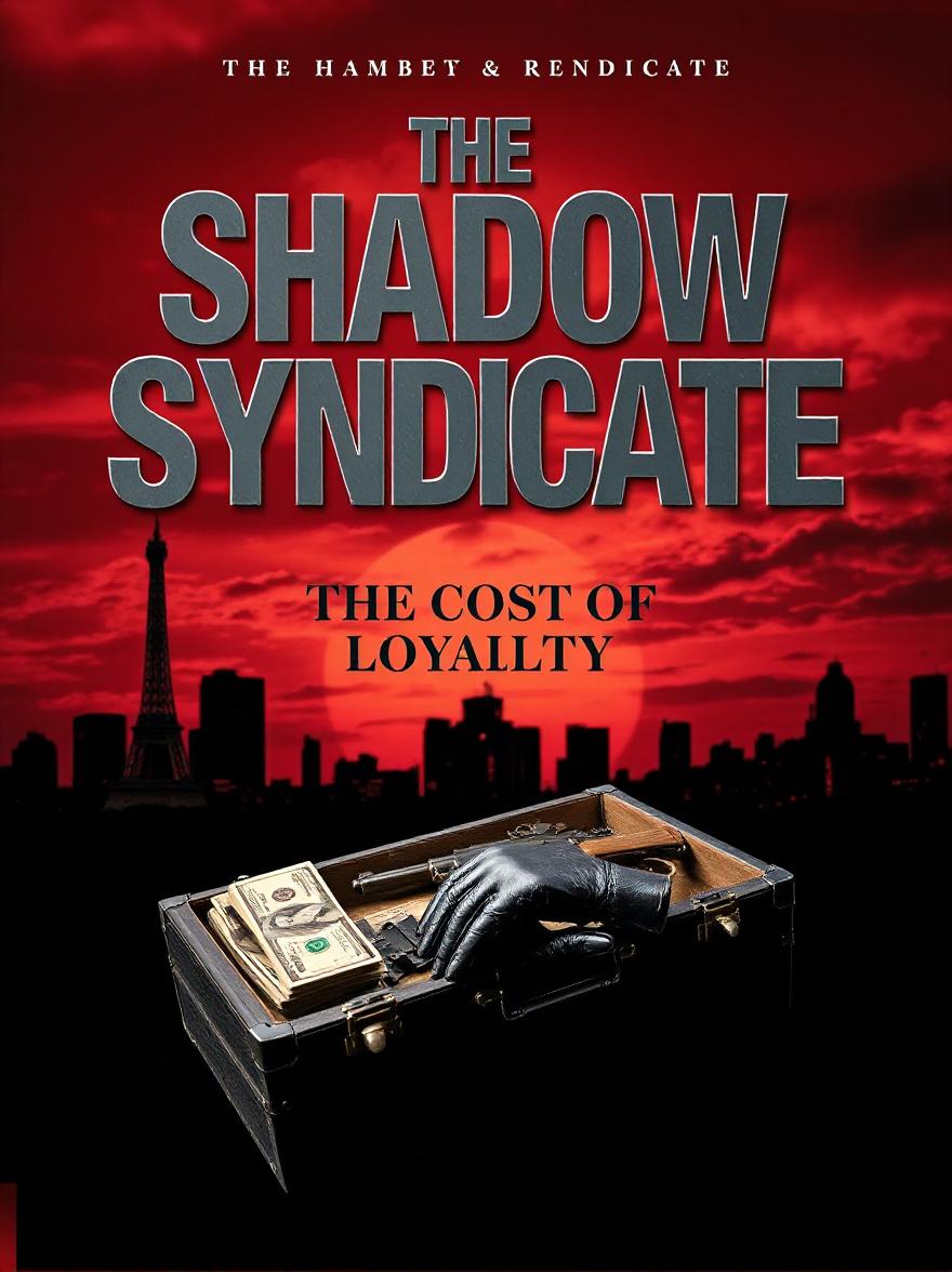Crime novel cover generated with Fotor's AI book cover creator