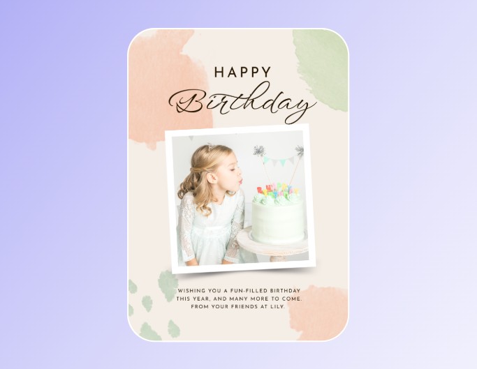 赤ちゃん・子供向けの誕生日ポスター