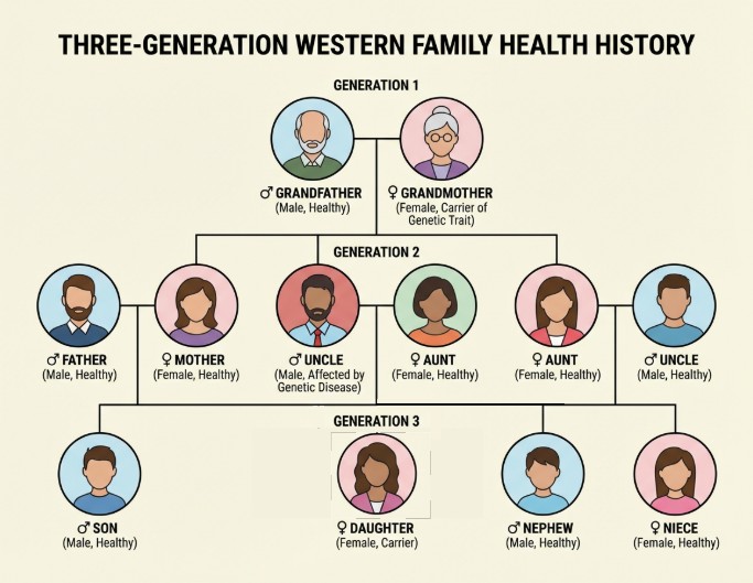 Genetic research genogram
