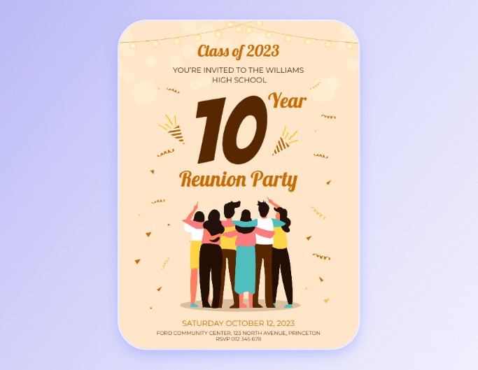 Graduation invitation