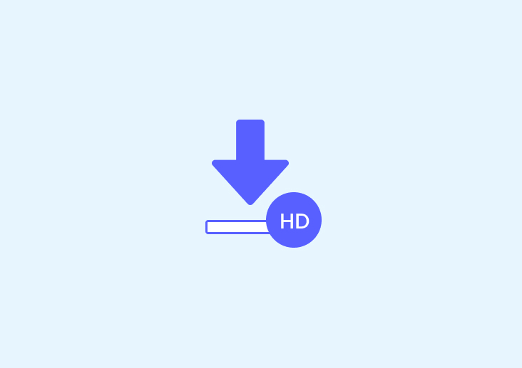 icono de exportación de alta definición