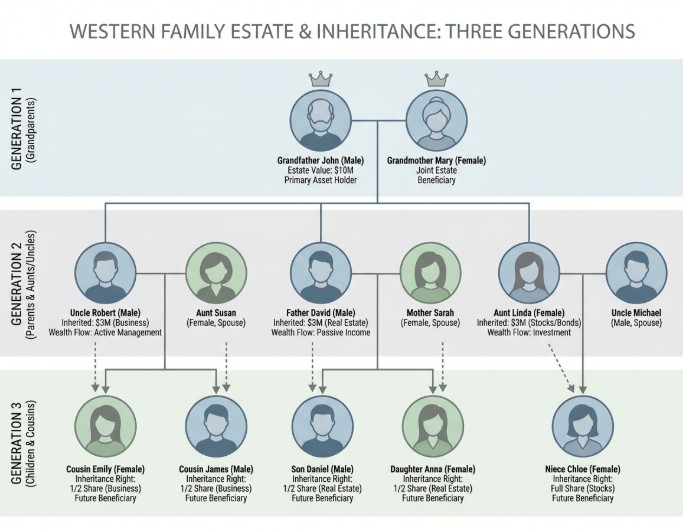 Inheritance estate planning genogram
