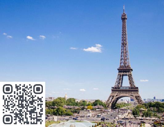 Landmark address qr code