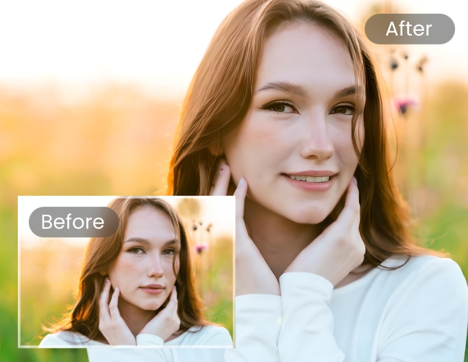 Faites sourire un portrait féminin et utilisez-le comme photo de profil pour les sites de rencontre