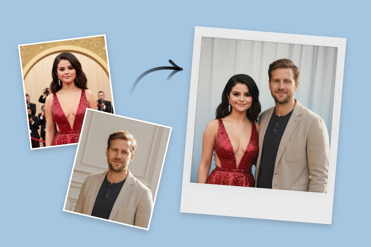 Crea Polaroids de celebridades con el creador de fotos Polaroid con IA Nano Banana en Fotor