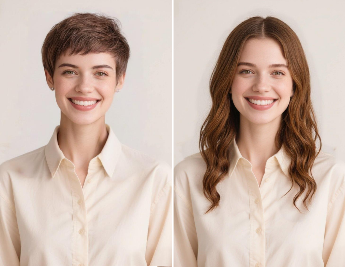 Nano banana change hairstyle
