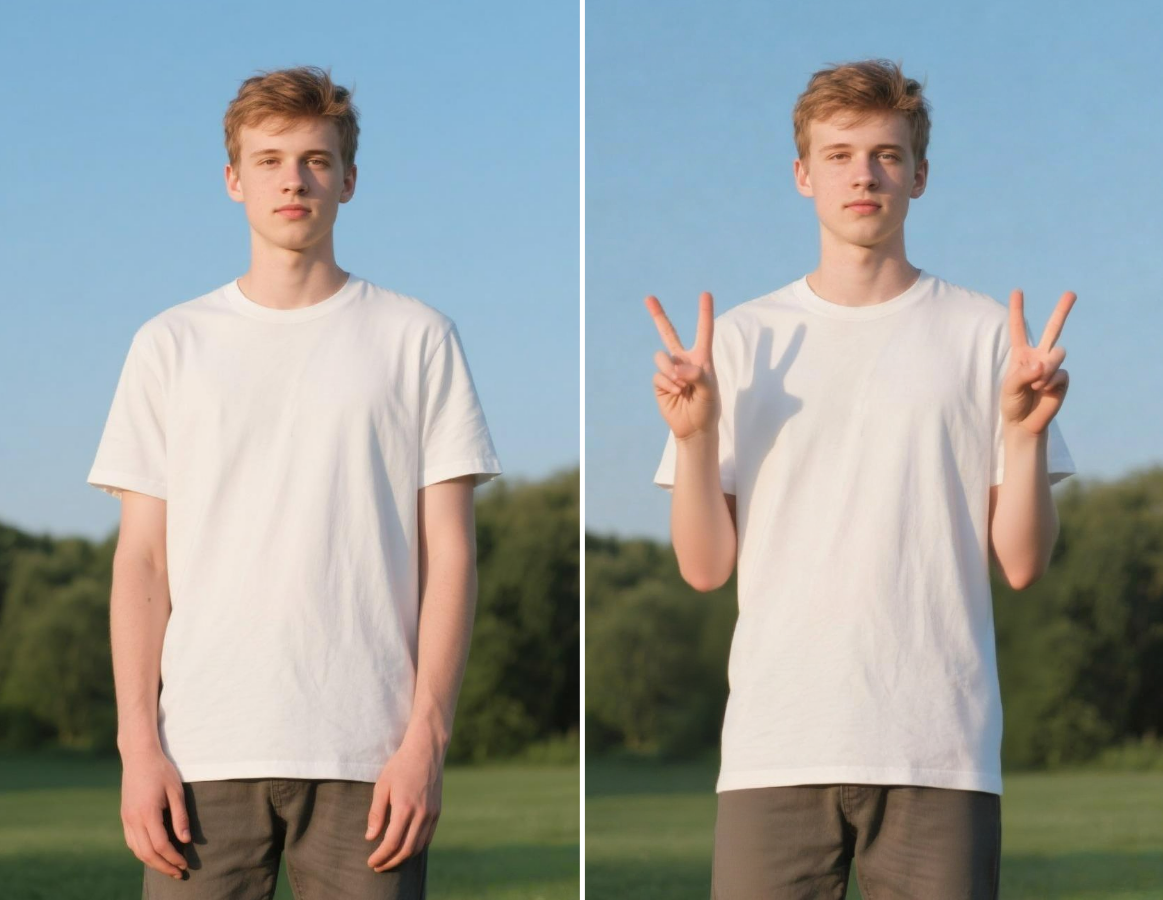 Nano banana change poses