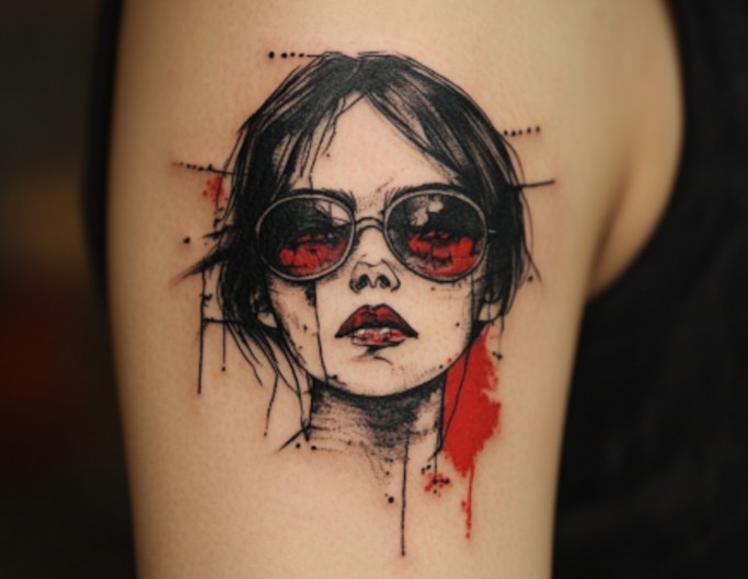 tatouage New School