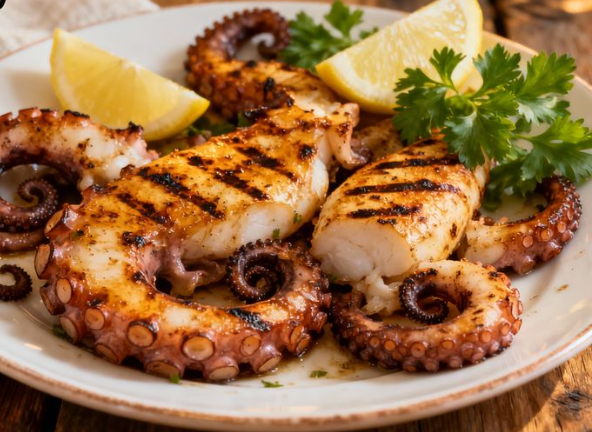 Pulpo a la parrilla