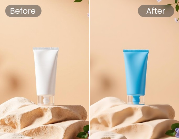 Recolor product and packaging