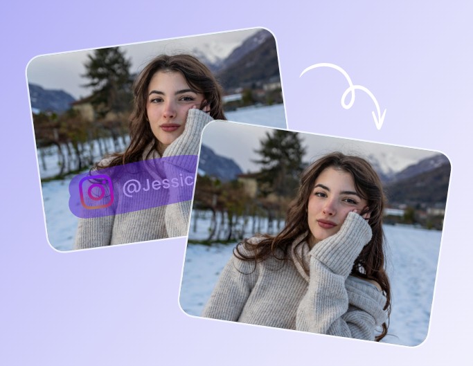 Remove your ig watermark from reel in one click with fotor ig watermark remover