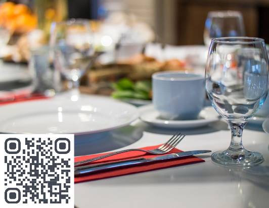Resturant address qr code