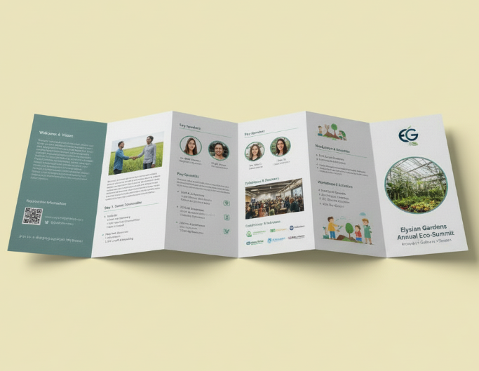 Six page brochure