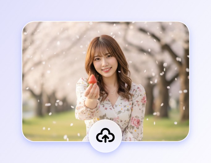 写真をアップロード