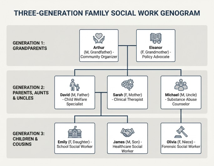 Social work genogram