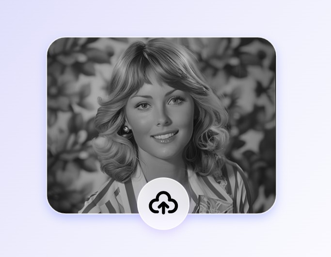 Step 1 upload a black and white photo to Fotor