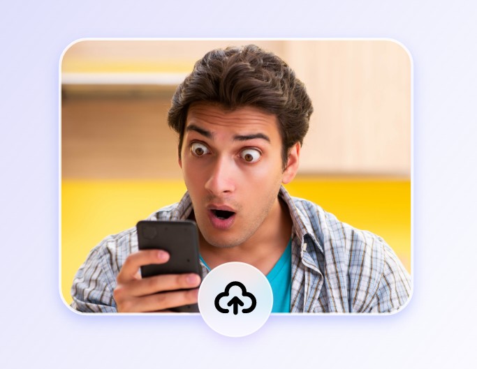 Step 1 upload a picture featuring a male postrait to Fotor South Park character creator