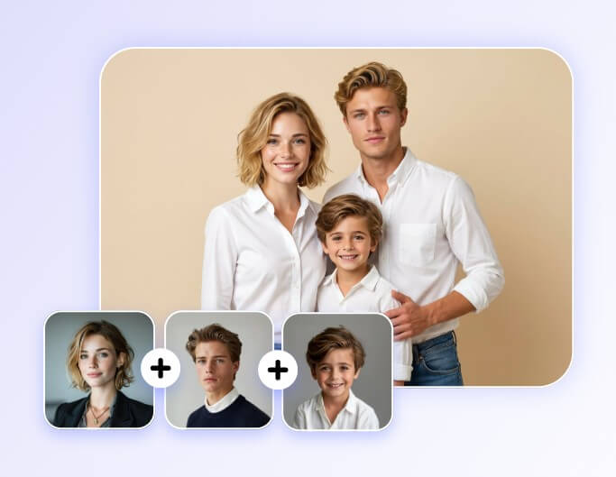 Step 2 decide your preferred photo style and background and let AI start the photo generation
