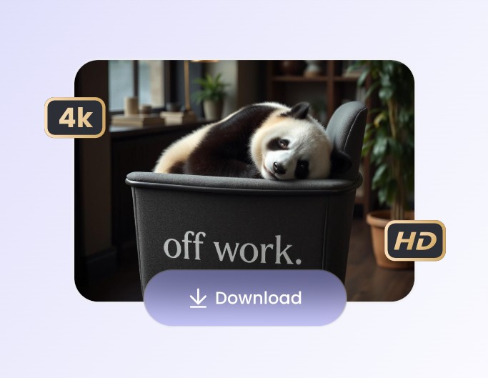 Step 3 download your AI generated meme for free