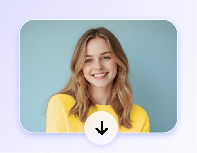 Step three to download the picture after color change