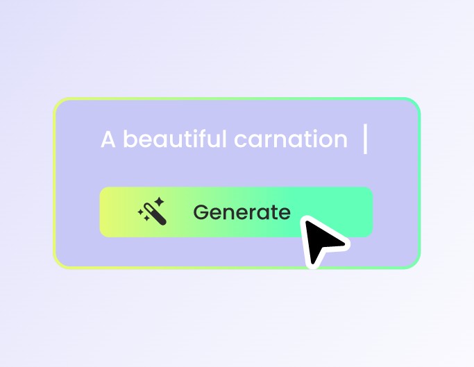 Text propmts to generate birth flower tattoo