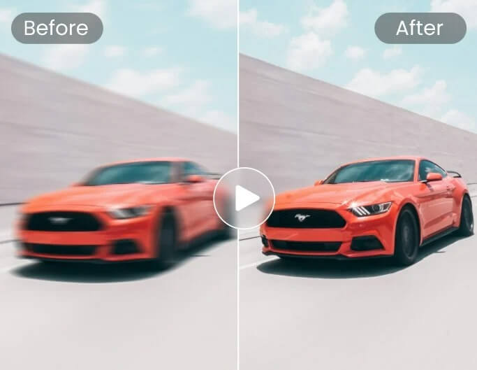 Unblur video