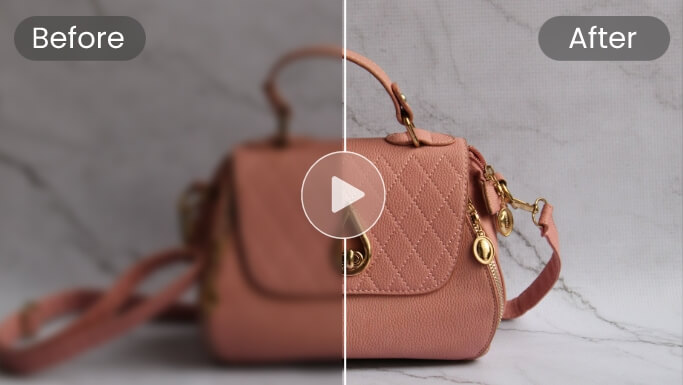 Upscale a product video to 4k in fotor