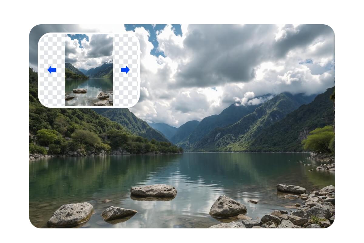 Use AI to expand photos beyond the original edges