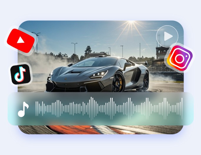 Use fotor free phonk maker to create bg music for your video
