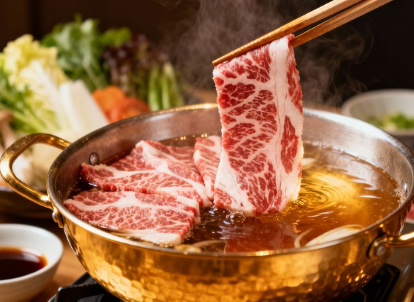 Wagyu a5 sukiyaki