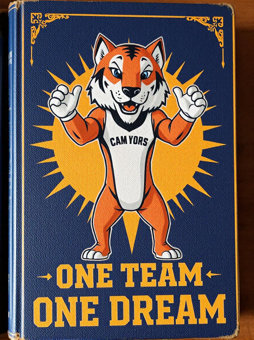 Yearbook cover made by fotor ai book cover generator