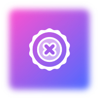 Gradient purple colored no watermark icon