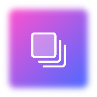 Ícone de lote com gradiente roxo