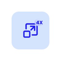 Resolution increase icon