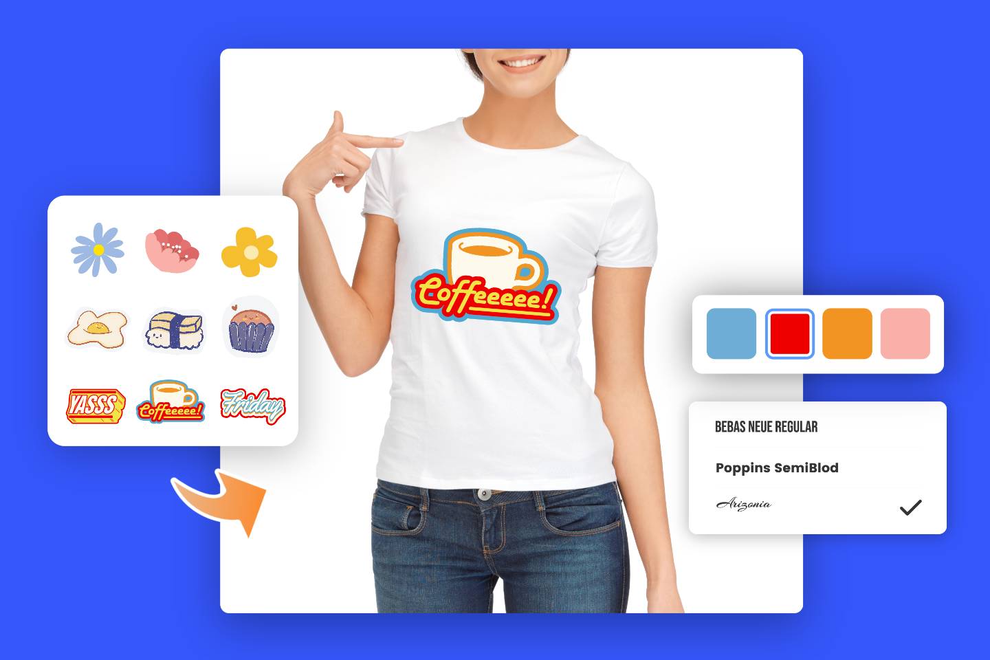 Make t shirt design with fotor t shirt design maker