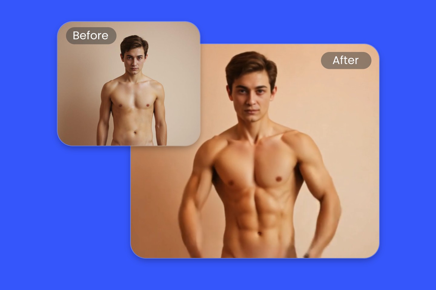 Fotor AI Muscle Generator