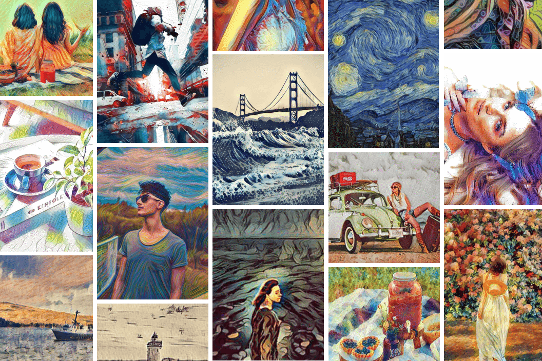 写真を絵画にするサイト