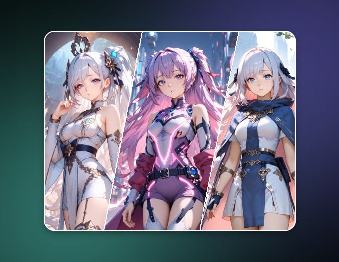 Fotor ai anime girl