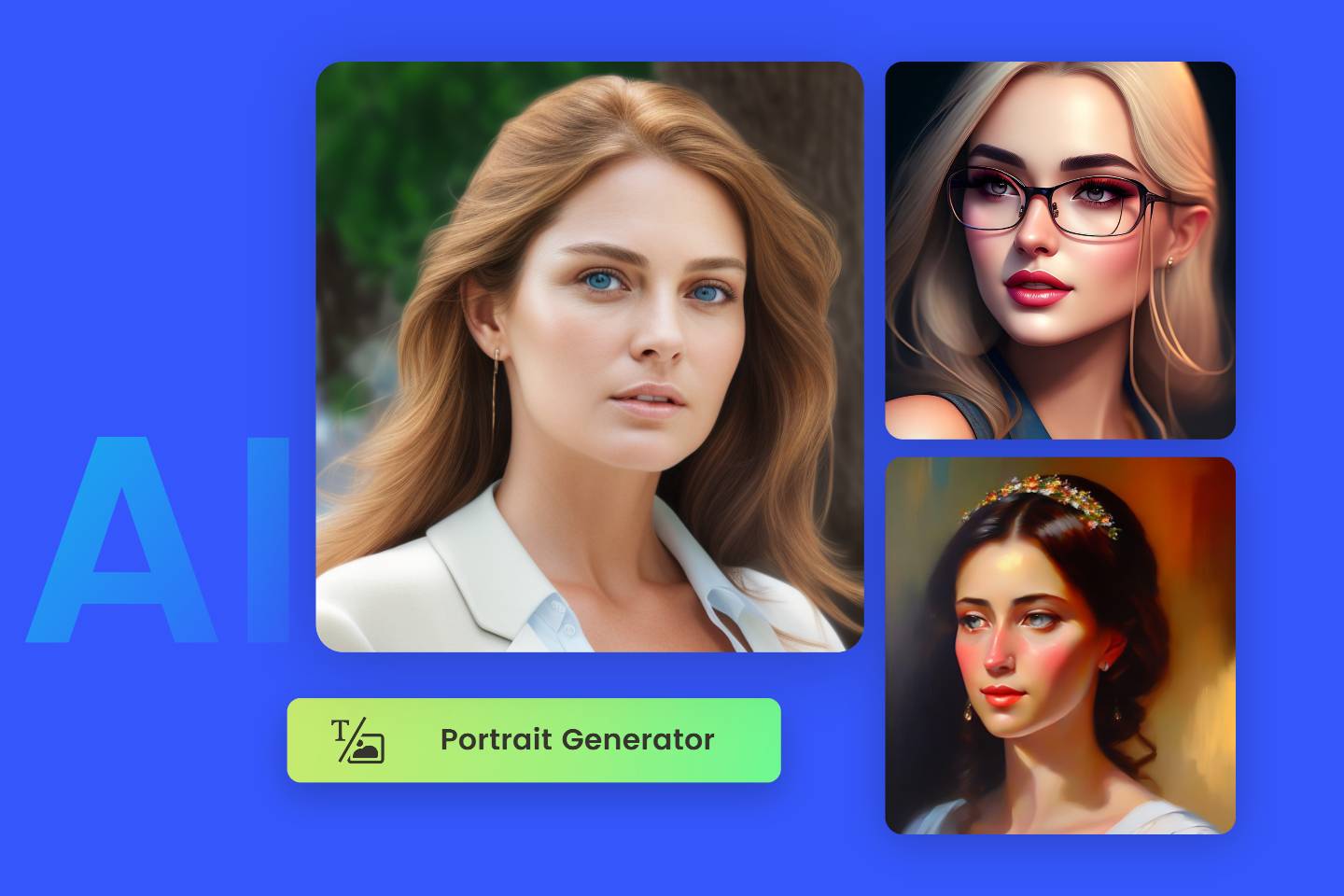 Mit dem kostenlosen Online-KI-Portrait-Generator von Fotor können Sie sofort KI-Porträts in verschiedenen Stilen erstellen