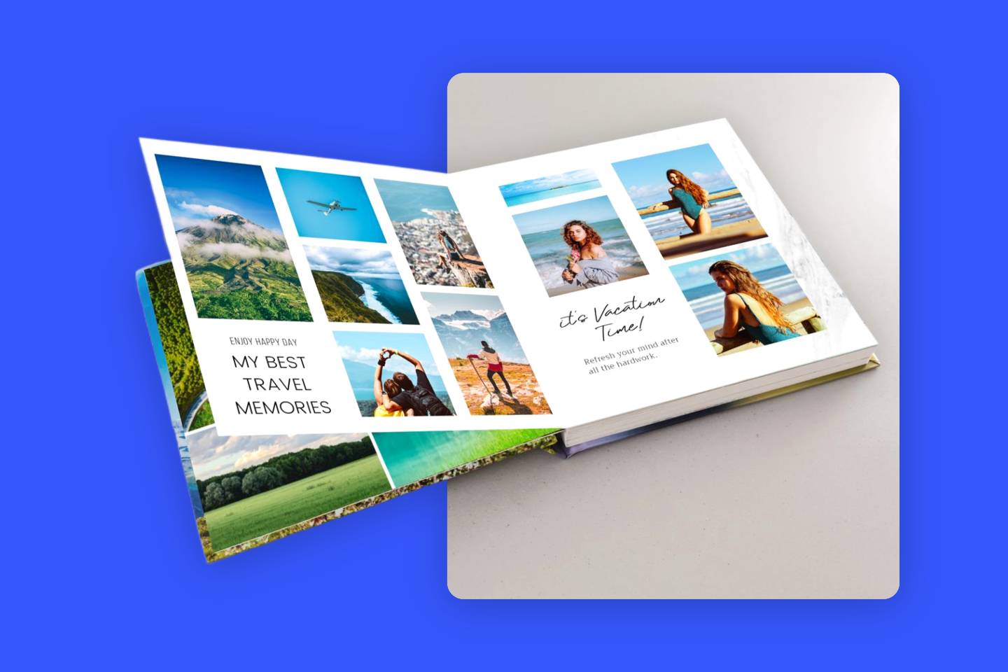 Photo book maker cover