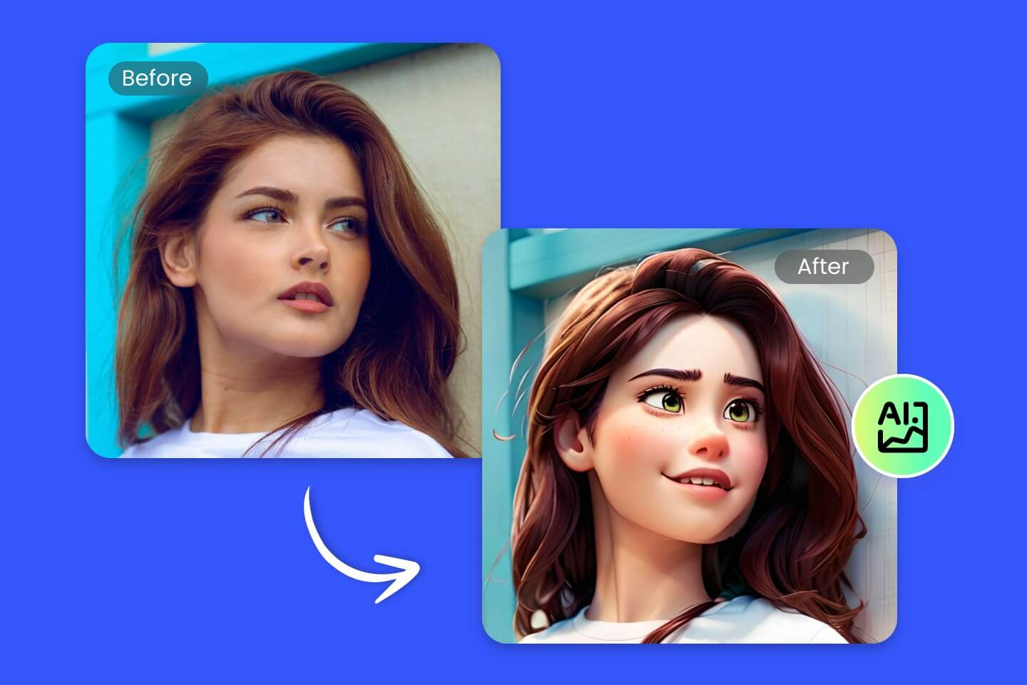 Convert picture to Disney character with Disney filter