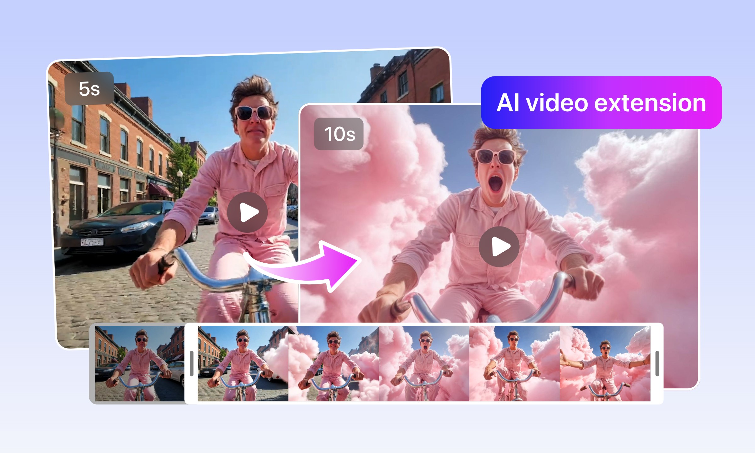 Fotor video extender feature page image