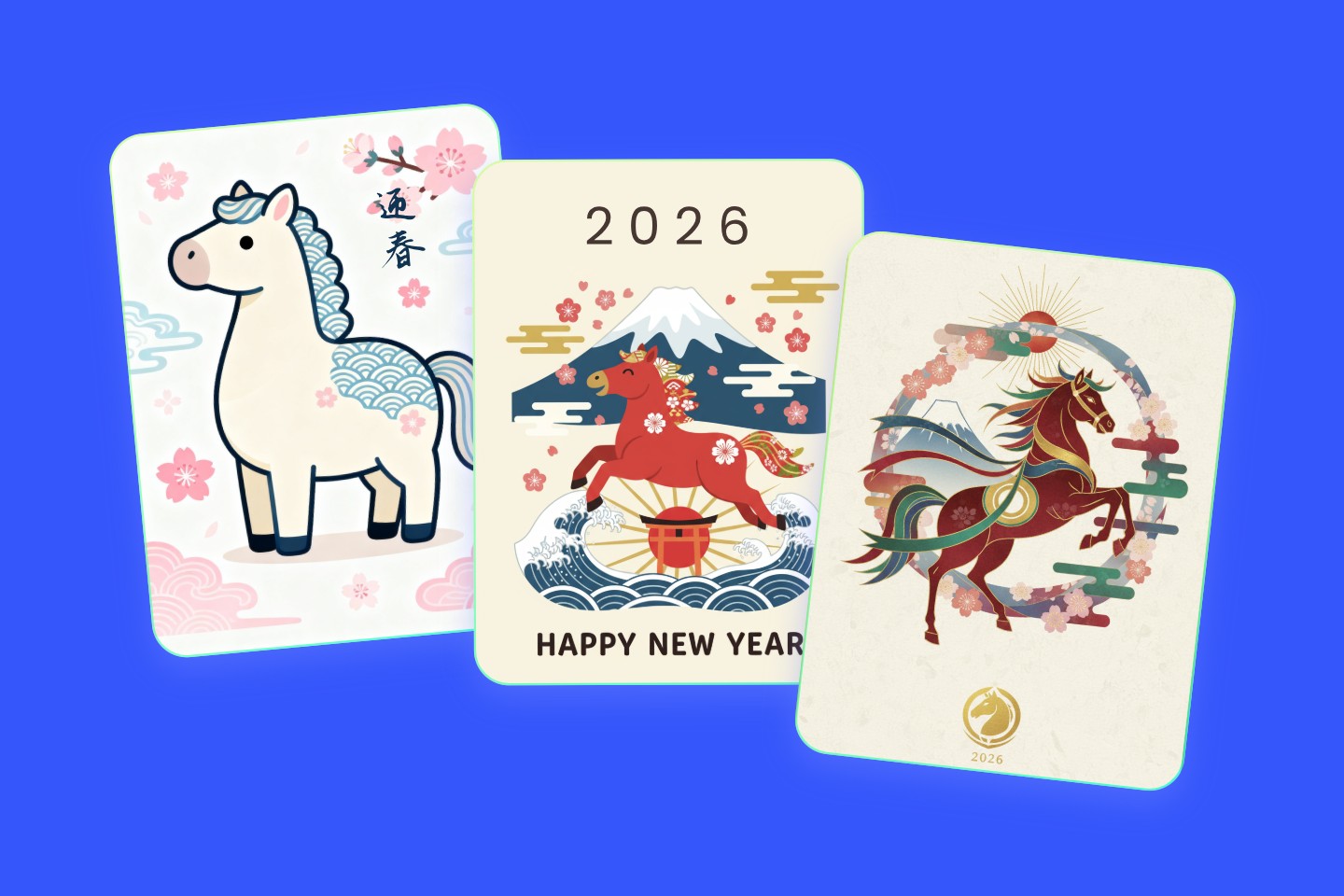 2026馬年賀状