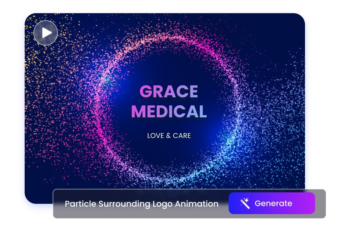 Crea un video de logo animado personalizado en segundos con el creador de logos animados con IA gratis en línea de Fotor.