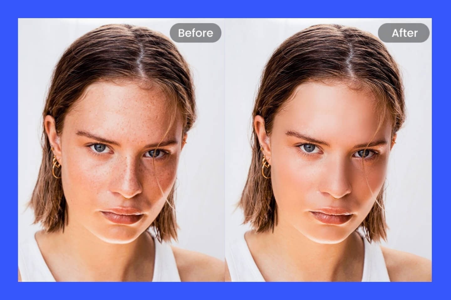 Supprimer les imperfections d’un portrait avec le simulateur maquillage de Fotor