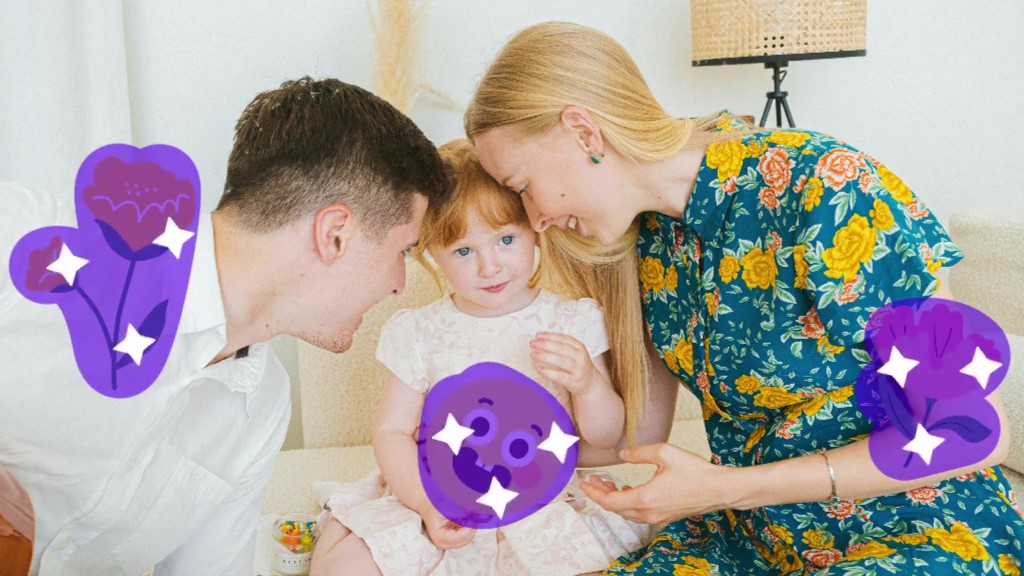 Remove three emojis from the family photo with fotor free emoji remover instantly