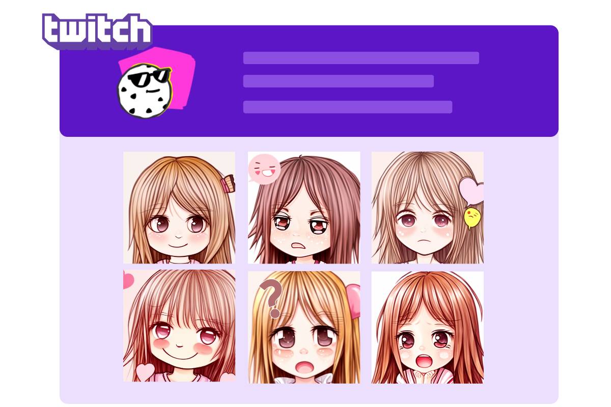 Twitch用のカスタムちびエモートを作成