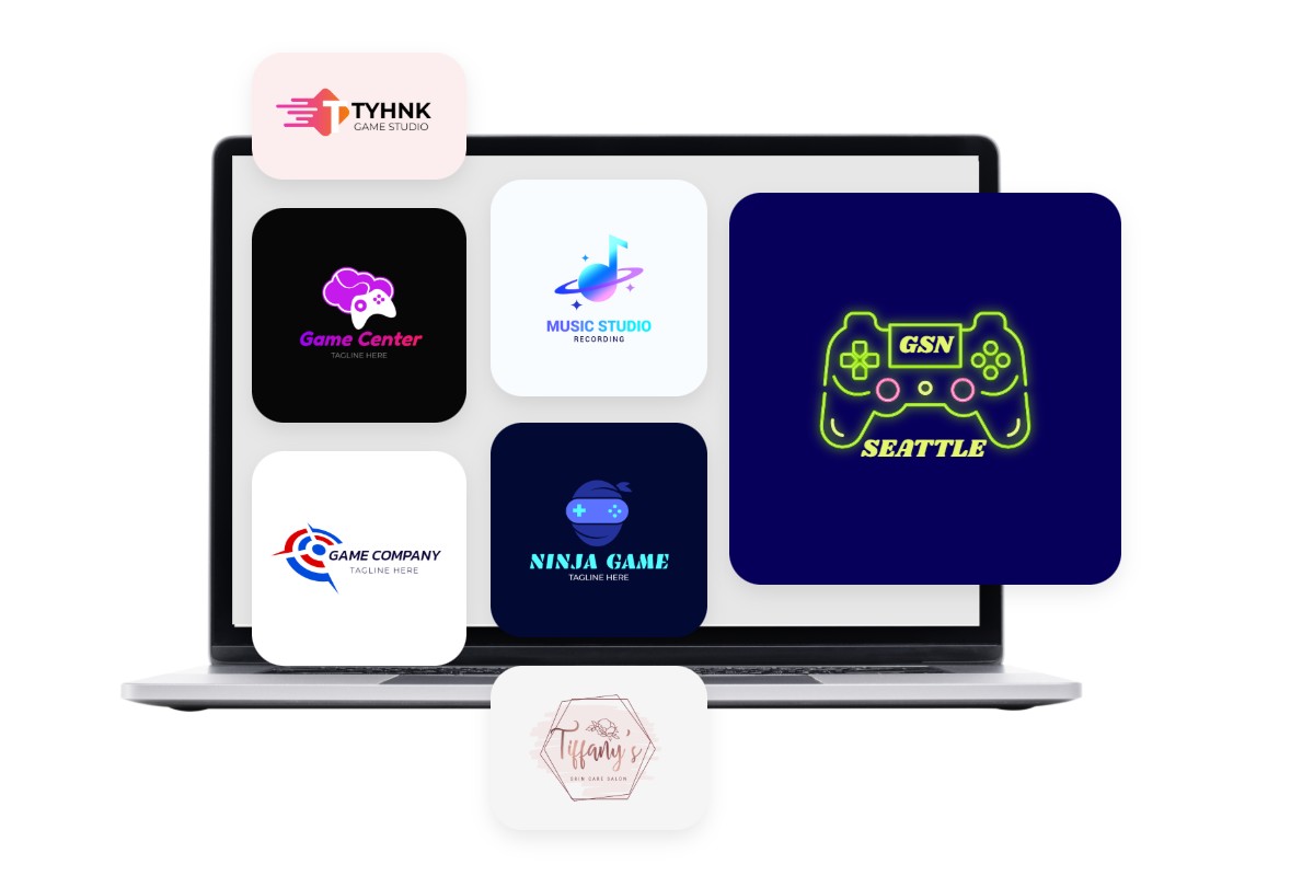 A variety of customizable YouTube logo templates for every channel