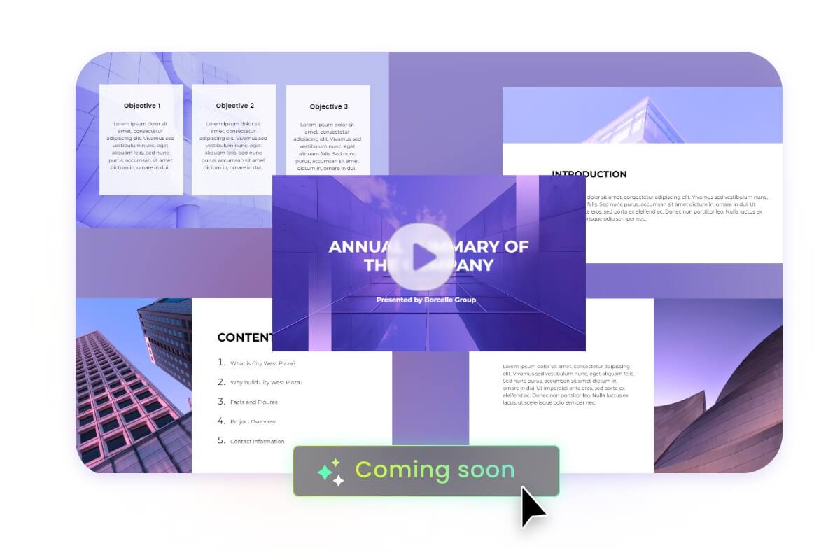 Add animations to create an interactive presentation